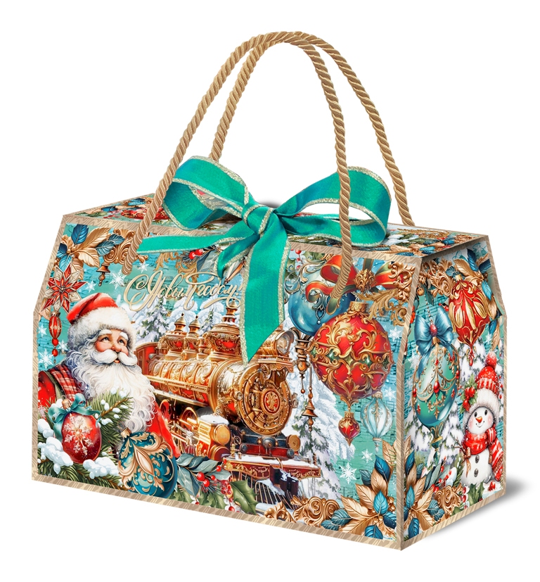 сладкий новогодний подарок Чемоданчик Полярный экспресс